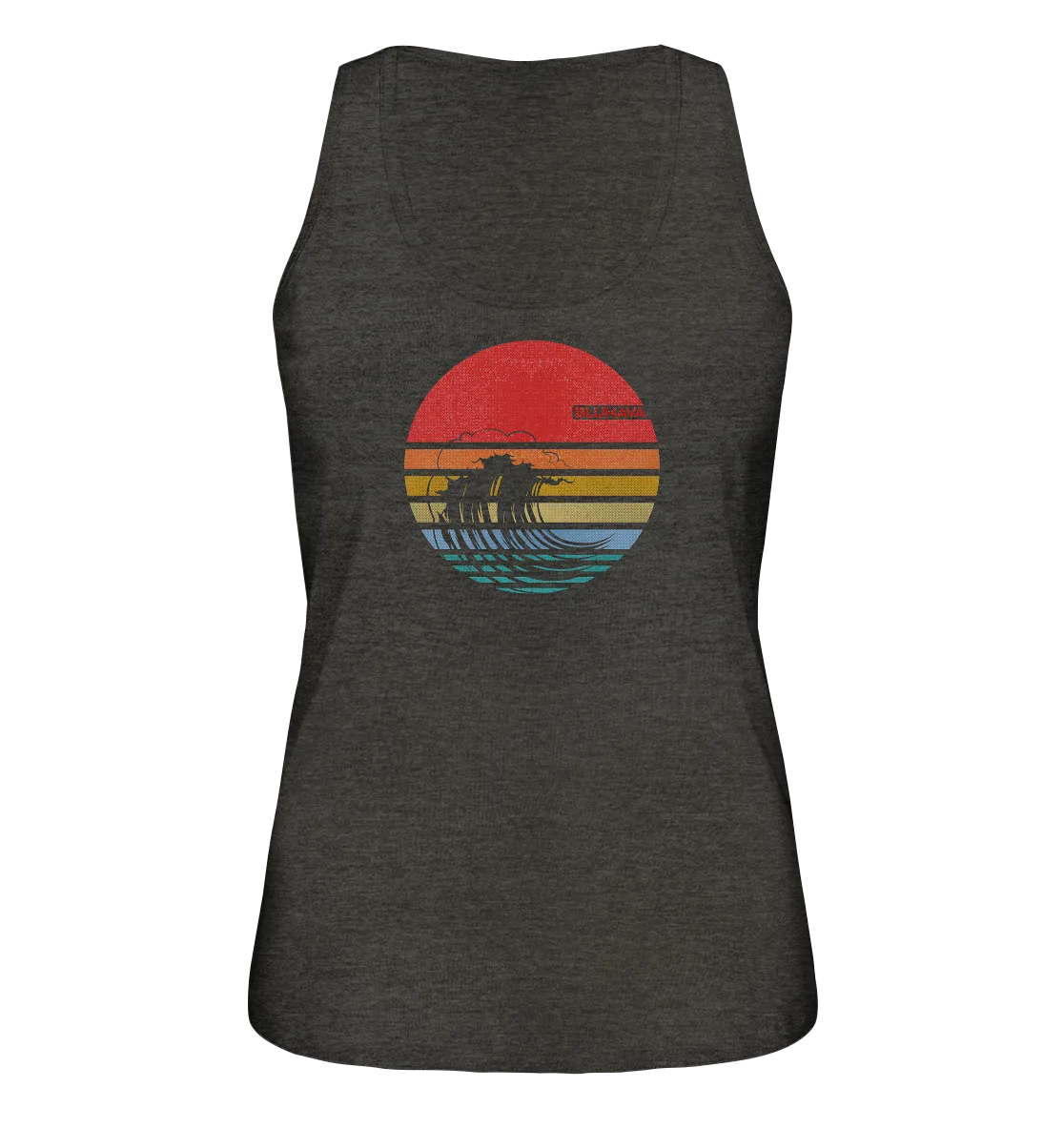 "Vintage Wave" - Damen Premium Organic Tank-Top