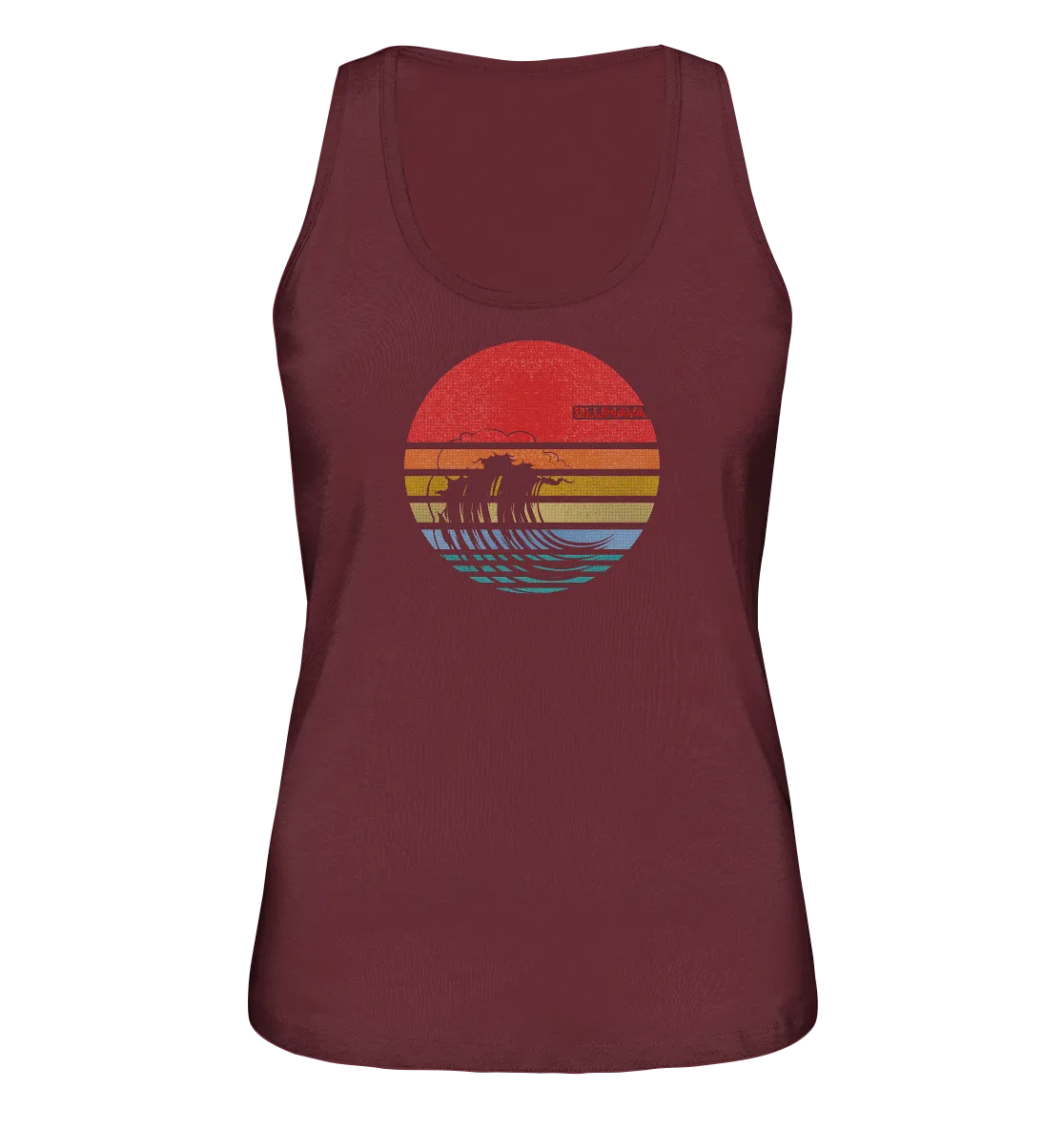 "Vintage Wave" - Damen Premium Organic Tank-Top