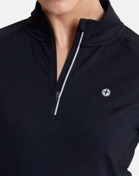 Relentless 1/4 Zip in Black