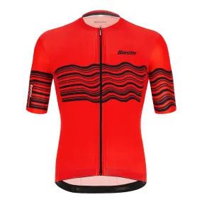 Santini Tono Profilo Jersey - Red