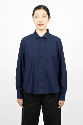 Simple Plainweave Shirt Indigo