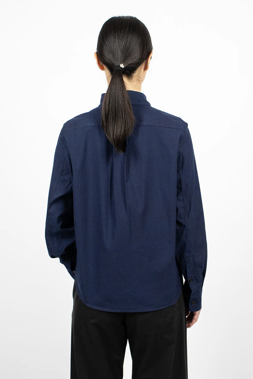 Simple Plainweave Shirt Indigo