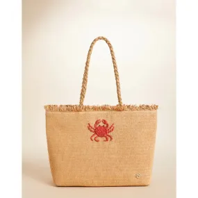 Spartina Woven Tote - Hamilton Crab