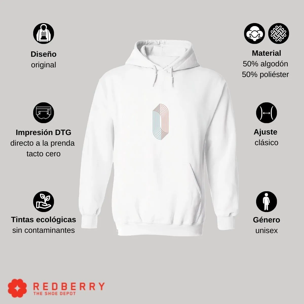 Sudadera Hombre  Hoodie Geometría Diseo Frases 011