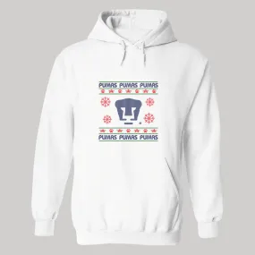 Sudadera Mujer Hoodie  Pumas UNAM Navidad