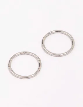 Surgical Steel Sleeper Earrings 12mm