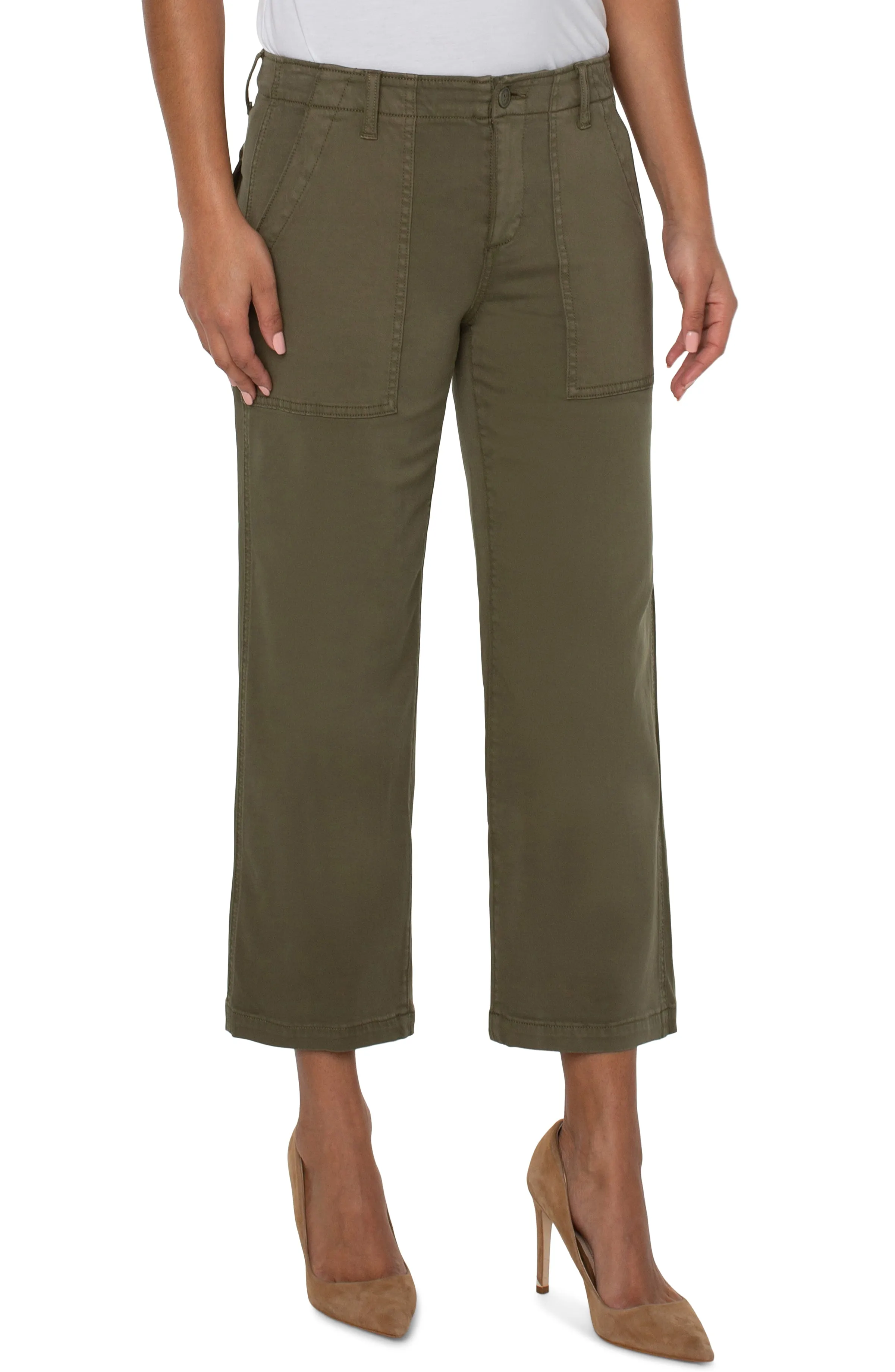 The Catalina Wide Leg Cargo Pant