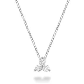 Three Stone Diamond Pendant