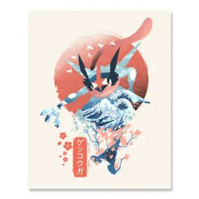 Ukiyo-e Greninja Print