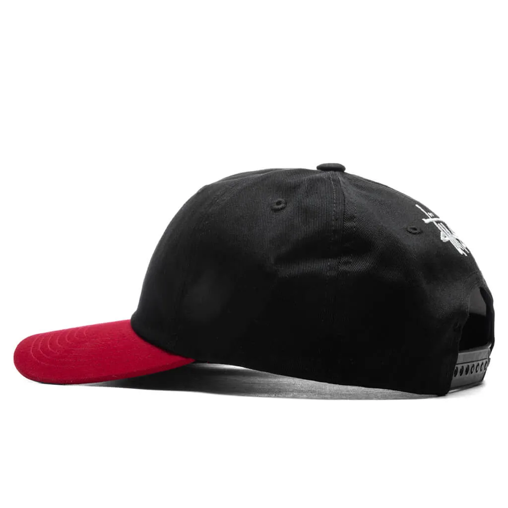 Vintage S Low Pro Cap - Black/Red