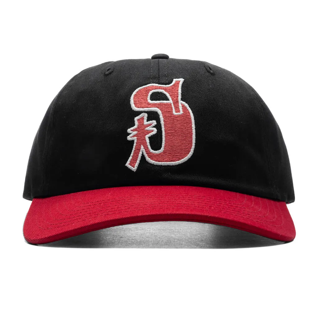 Vintage S Low Pro Cap - Black/Red