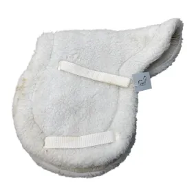 Wilkers Fleece Saddle Pad in White - Pony