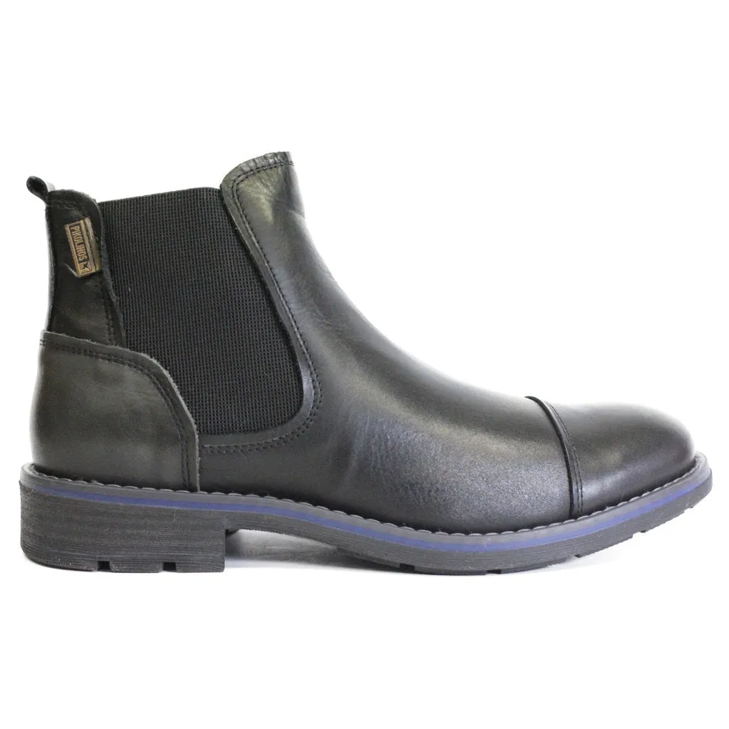 York Calfskin Leather Men's Chelsea Boots