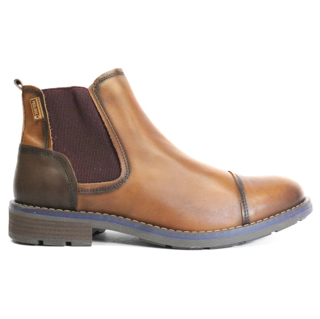 York Calfskin Leather Men's Chelsea Boots