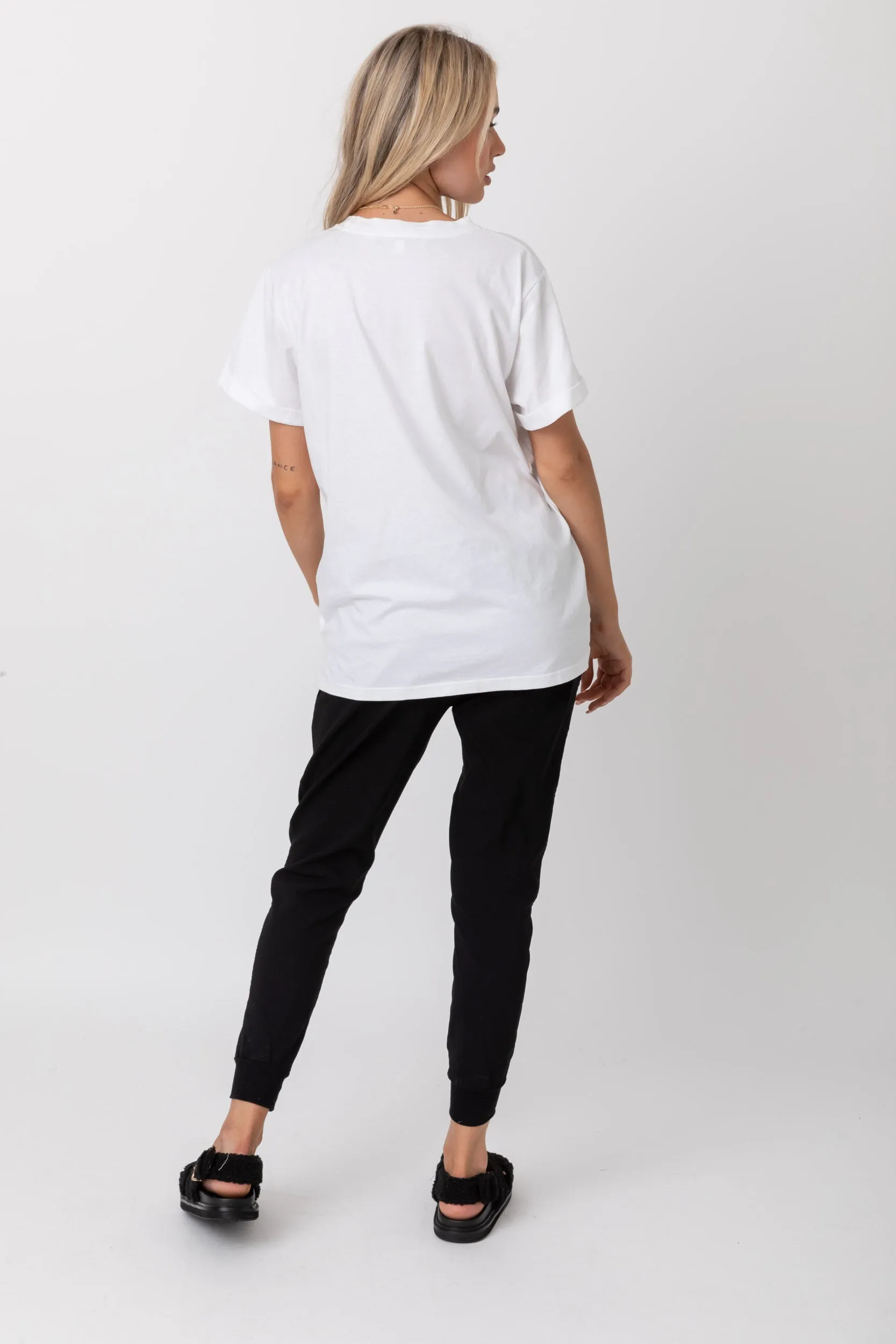 Λ L X Crew T-Shirt White